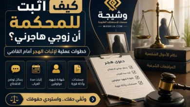 كيف أثبت للمحكمة أن زوجي هاجرني؟ خطوات عملية لإثبات الهجر أمام القاضي