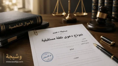 نموذج دعوى نفقة مستقبلية مع الأسانيد النظامية والمشفوعات والطلبات وفق النظام السعودي