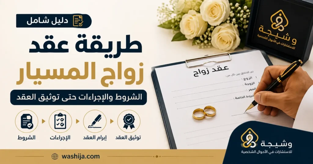 طريقة عقد زواج المسيار : الشروط والإجراءات حتى توثيق العقد