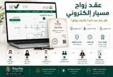 عقد زواج مسيار إلكتروني عبر منصة ناجز واعتماده من مأذون الأنكحة